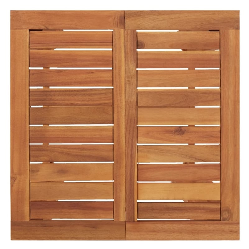 Pemberly Row 5 Piece Solid Acacia Wood Medium Bar Set in Natural
