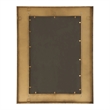 Pemberly Row 3D Curved Detail Rectangular Mirror in Golden Bronze