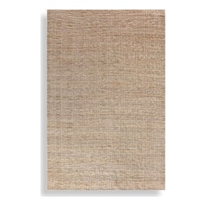 Pemberly Row Hand-Woven Wool and Jute 8 X 10 Area Rug in Beige