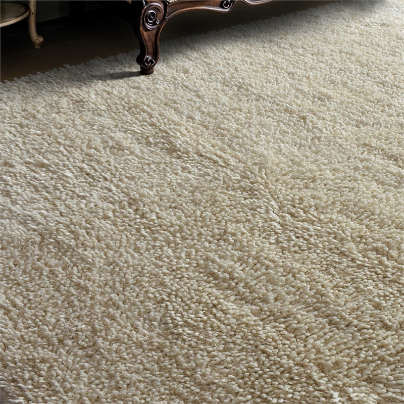 Pemberly Row Hand-Woven Wool and Jute 6 X 9 Area Rug in Ivory