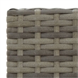 Pemberly Row 5 Piece Poly Rattan Small Outdoor Patio Bar Set in Gray