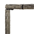 Pemberly Row 5 Piece Poly Rattan Small Outdoor Patio Bar Set in Gray