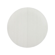 Pemberly Row Coastal Pine Veneer Dining Table with Leaf in Shoreline White