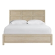 Pemberly Row Dockside 6-Panel Oak Queen Bed with Reversible Rails