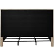 Pemberly Row Quilted Tufted Upholstered King Bed in Vail Toffee Leather
