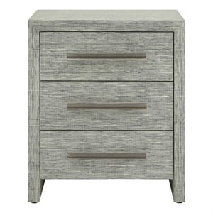 Pemberly Row 2-Drawer Coastal Pine Nightstand in Seascape Blue