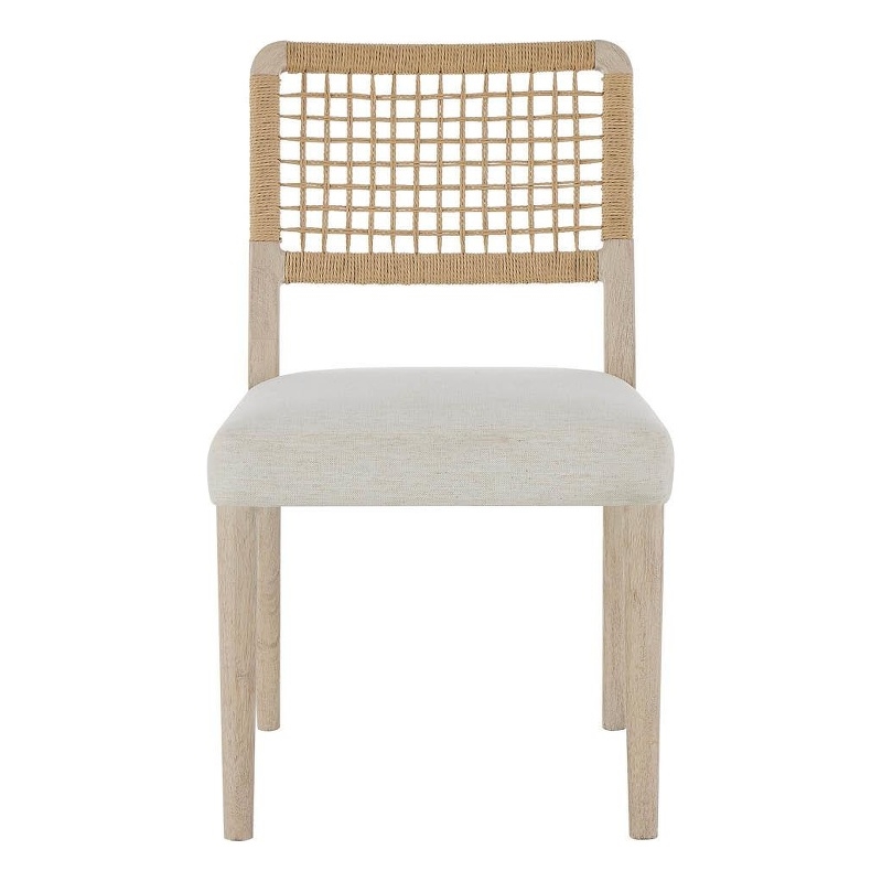 Pemberly Row Coastal Chair in Dockside Natural Tan Oak (Set of 2)