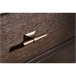 Pemberly Row Embossed Panel 2-Drawer Nightstand in Rich Cocoa