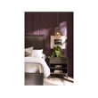 Pemberly Row Notched Design 2-Drawer Nightstand in Rich Cocoa