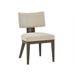 Pemberly Row Upholstered Side Chair in Rich Cocoa Oak (Set of 2)