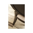 Pemberly Row Oval Back Upholstered Side Chair in Cocoa Oak (Set of 2)