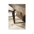Pemberly Row Oval Back Upholstered Side Chair in Cocoa Oak (Set of 2)