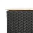 Pemberly Row 3 Piece Solid Acacia Wood Bar Set in Black/White/Cream