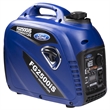 Pemberly Row 2500 Watt Portable Inverter Generator with USB Outlet in Blue