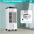 Pemberly Row 4 in 1 Evaporative Air Cooler with Fan and Humidifier in White