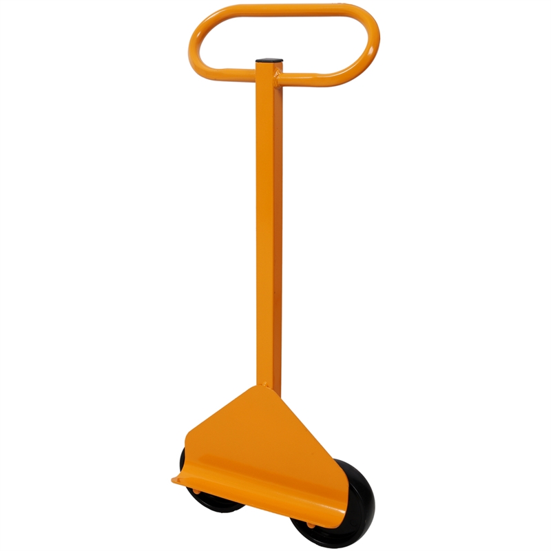 Pemberly Row Panel Service Cart for Moving Drywall 220 lb Capacity in Yellow