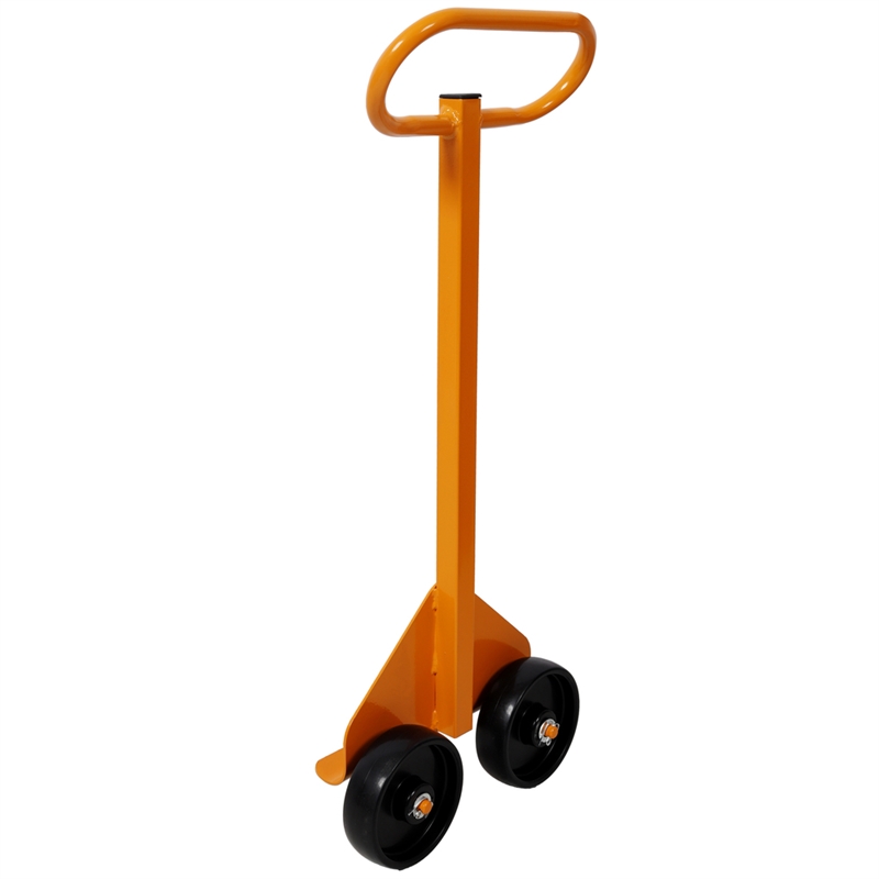 Pemberly Row Panel Service Cart for Moving Drywall 220 lb Capacity in Yellow