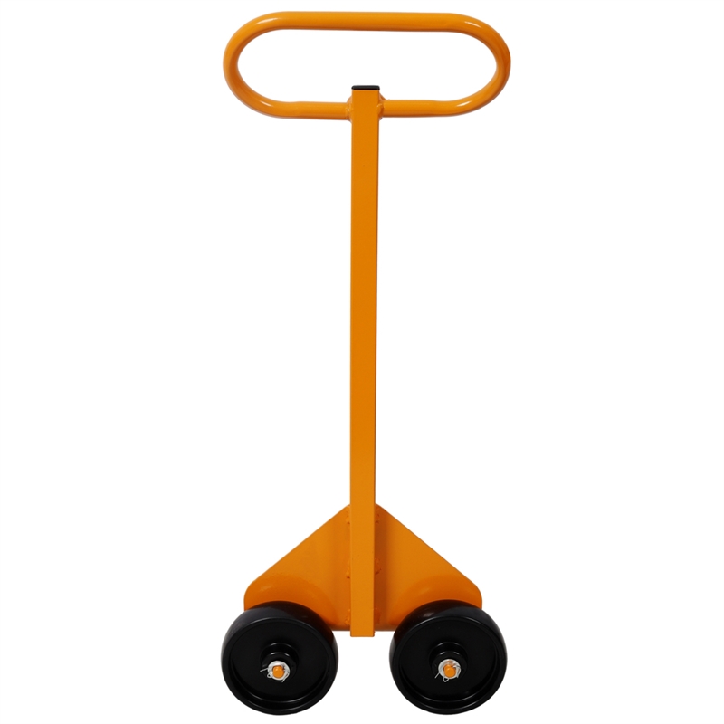 Pemberly Row Panel Service Cart for Moving Drywall 220 lb Capacity in Yellow