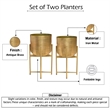 Pemberly Row Set of 2 Planters 19-22