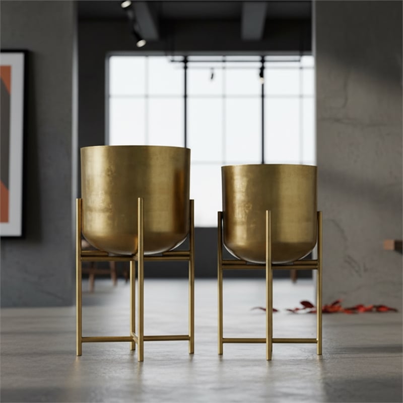 Pemberly Row Set of 2 Planters 19-22