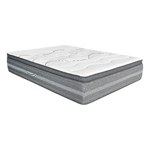 Pemberly Row 14&quot King Pocket Coil Hybrid Mattress with Foam Layers