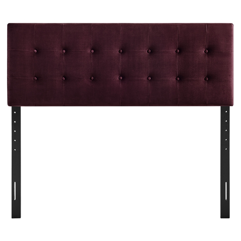 Pemberly Row Striped Upholstered King Headboard in Earth Tone Cotton
