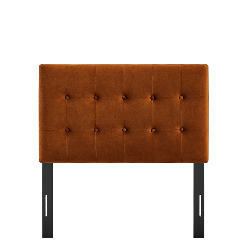 Pemberly Row Striped Upholstered Queen Headboard in Oatmeal Cotton