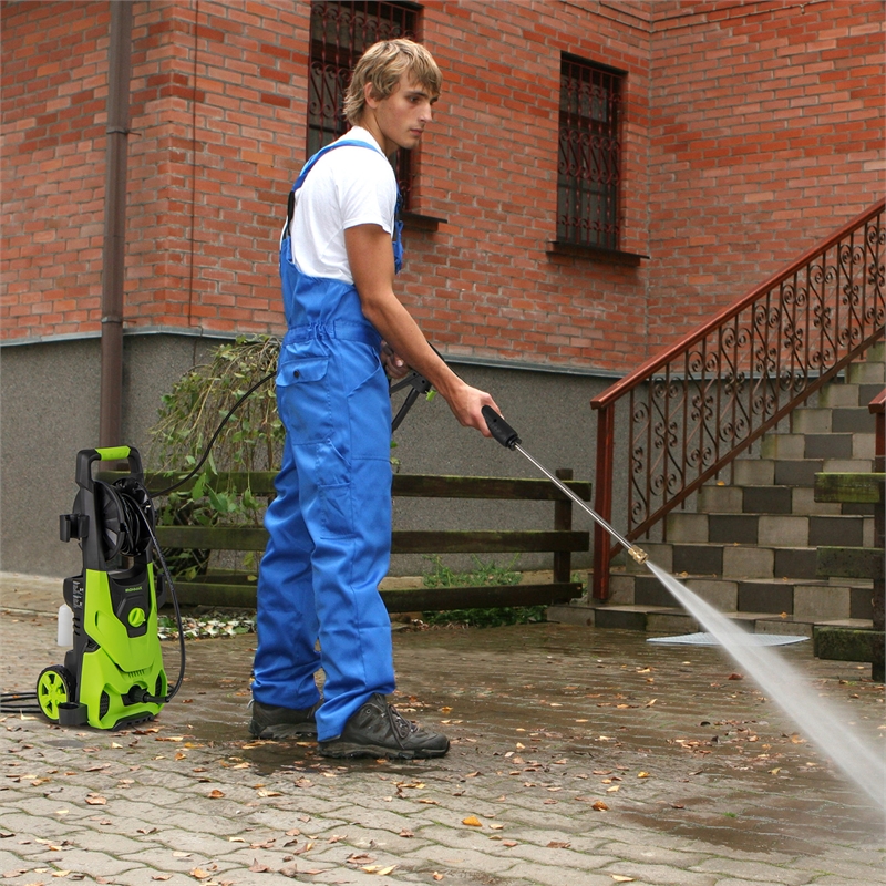 Pemberly Row Electric Pressure Washer 2150 PSI 1.2 GPM in Green