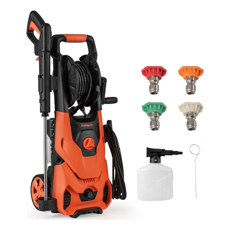 Pemberly Row Electric Pressure Washer 2150 PSI 1.2 GPM in Orange