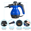 Pemberly Row Portable 1050W Steam Cleaner with Multiple Functions in Blue