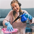 Pemberly Row Portable 1050W Steam Cleaner with Multiple Functions in Blue