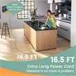 Pemberly Row 1400W Multipurpose Handheld Steam Cleaner and Mop in Green