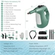 Pemberly Row 1400W Multipurpose Handheld Steam Cleaner and Mop in Green