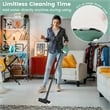 Pemberly Row 1400W Multipurpose Handheld Steam Cleaner and Mop in Green