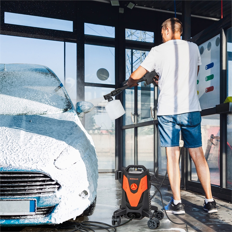 Pemberly Row 2400 PSI Electric High Pressure Washer in Orange