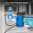 Pemberly Row Electric Pressure Washer with Wheels and 5 Quick Connect Nozzles