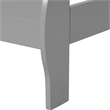 Pemberly Row Wood Frame 3-Piece Full Bedroom Set with Headboard in Gray