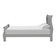Pemberly Row Wood Frame 3-Piece Full Bedroom Set with Headboard in Gray