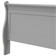 Pemberly Row Wood Frame 3-Piece Full Bedroom Set with Headboard in Gray