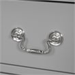 Pemberly Row Wood 3-Piece Nightstand and Dresser Set in Gray
