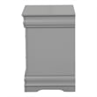 Pemberly Row Wood 3-Piece Nightstand and Dresser Set in Gray