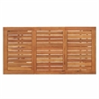 Pemberly Row Premium 7 Piece Solid Acacia Wood Bar Set in Brown