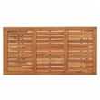 Pemberly Row 5 Piece Solid Acacia Wood Large Bar Set in White/Brown/Cream