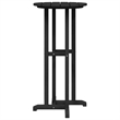Pemberly Row 3 Piece Garden Outdoor Patio Bar Set with Storage in Black