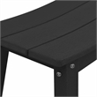 Pemberly Row 3 Piece Garden Outdoor Patio Bar Set with Storage in Black
