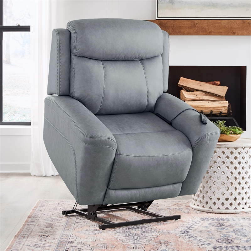 Pemberly Row Sydney Evening Power Lift Recliner with Heat and Massage