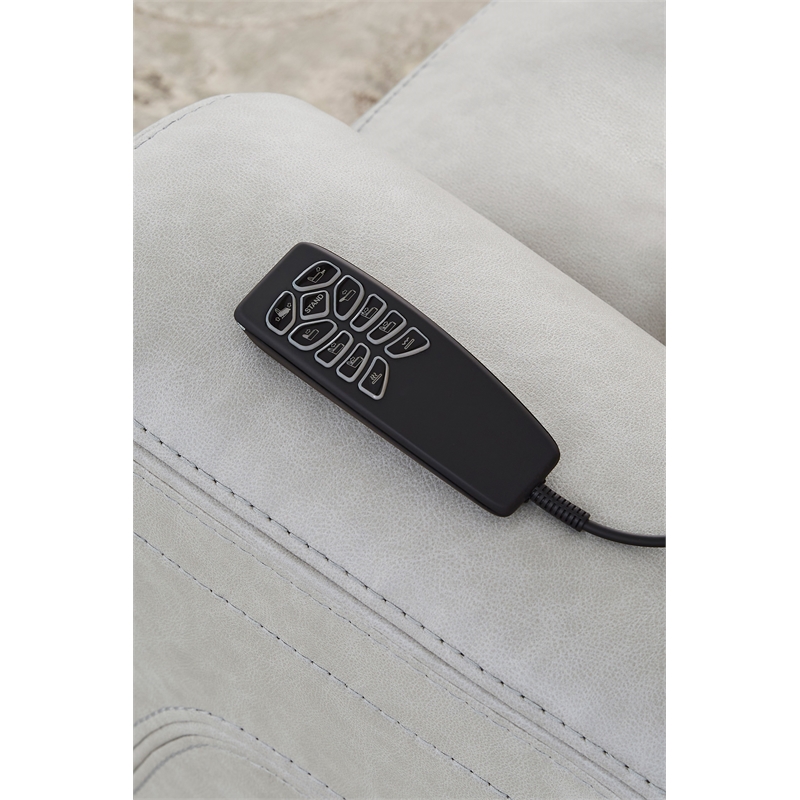 Pemberly Row Sydney Granite Power Lift Recliner with Heat and Massage