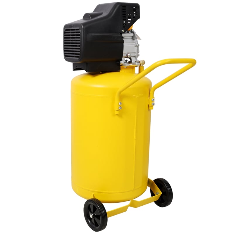 Pemberly Row 21 Gallon Air Compressor 2.5HP 115 PSI with Yellow Tank