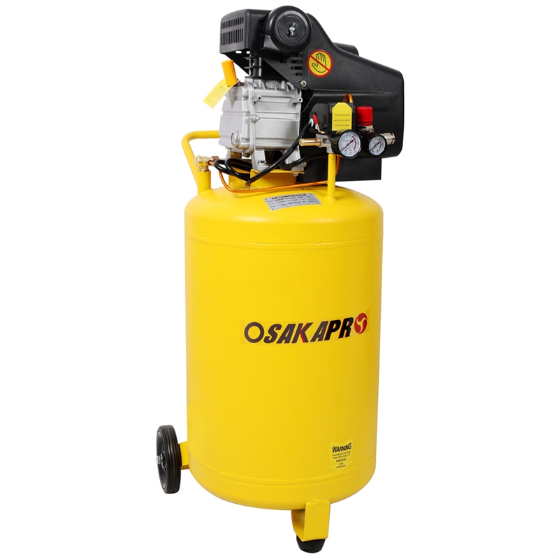 Pemberly Row 21 Gallon Air Compressor 2.5HP 115 PSI with Yellow Tank