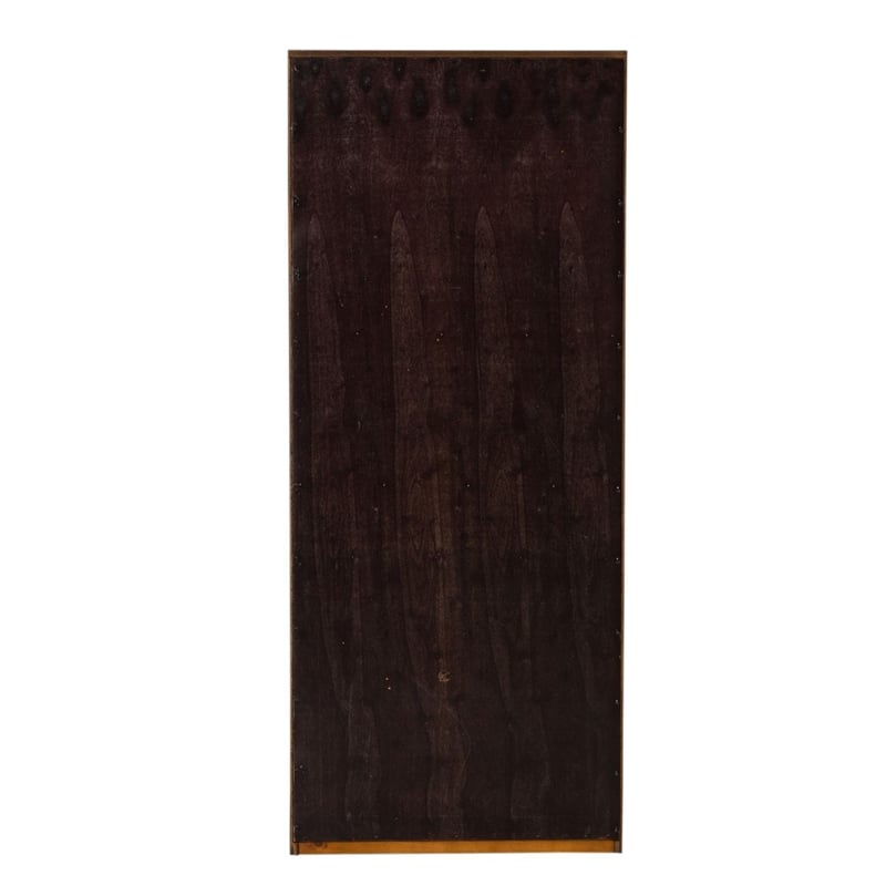 Pemberly Row Premium Stepped Bookcase Wall 4 Piece Set in Brown
